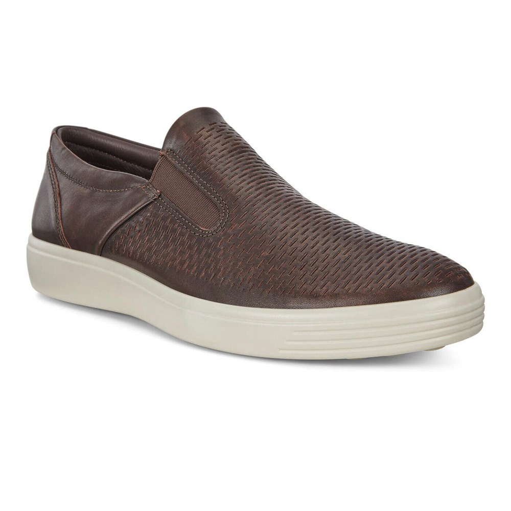 Slip On Hombre - ECCO Soft 7 Sneakerss - Marrom - ZPY986154